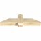 Ekena Millwork Eugene Rough Sawn Timber Gable Bracket, Douglas Fir, 48"W x 14"H x 6"D x 6"F, 7/12 Pitch GBW048X14X0606EUG00RDF - alternate 3